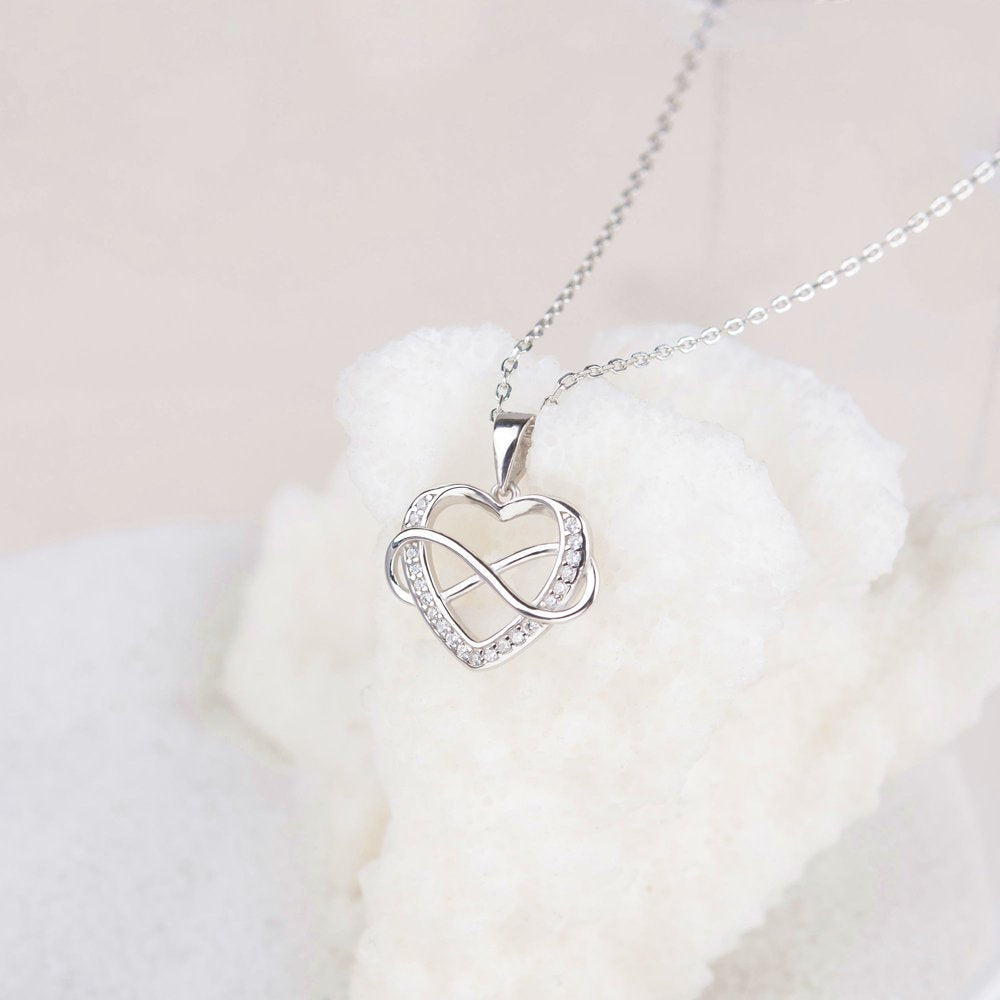 "To An Amazing New Mom" Mother's Day 925 Sterling Silver Necklace With Gift Card, New Mom gifts For Women