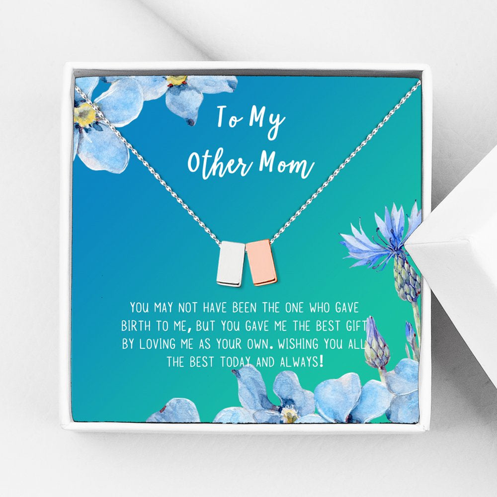 To My OtMom Valentines Valentines Day Gift for Mom - Gift for Mom - Motivational Card - Jewelry Gift Set for Mom - Gift for Stepmom - Christmas Card and Necklace - Ships Next Day!