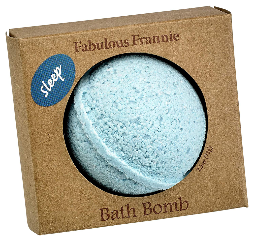Fabulous Frannie Sleep Natural, Handmade Bath Bomb Gift Set, Rich in Essential Oil, Mineral Salt, Coconut Oil, Witch Hazel, Ultra Plush Spa Fizzies to Moisturize Skin, Perfect Gift 2.5Oz