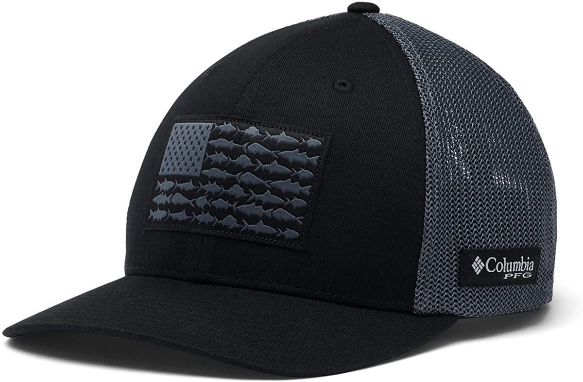 Columbia PFG Fischflagge Cap - Netzstoff Angler Mütze