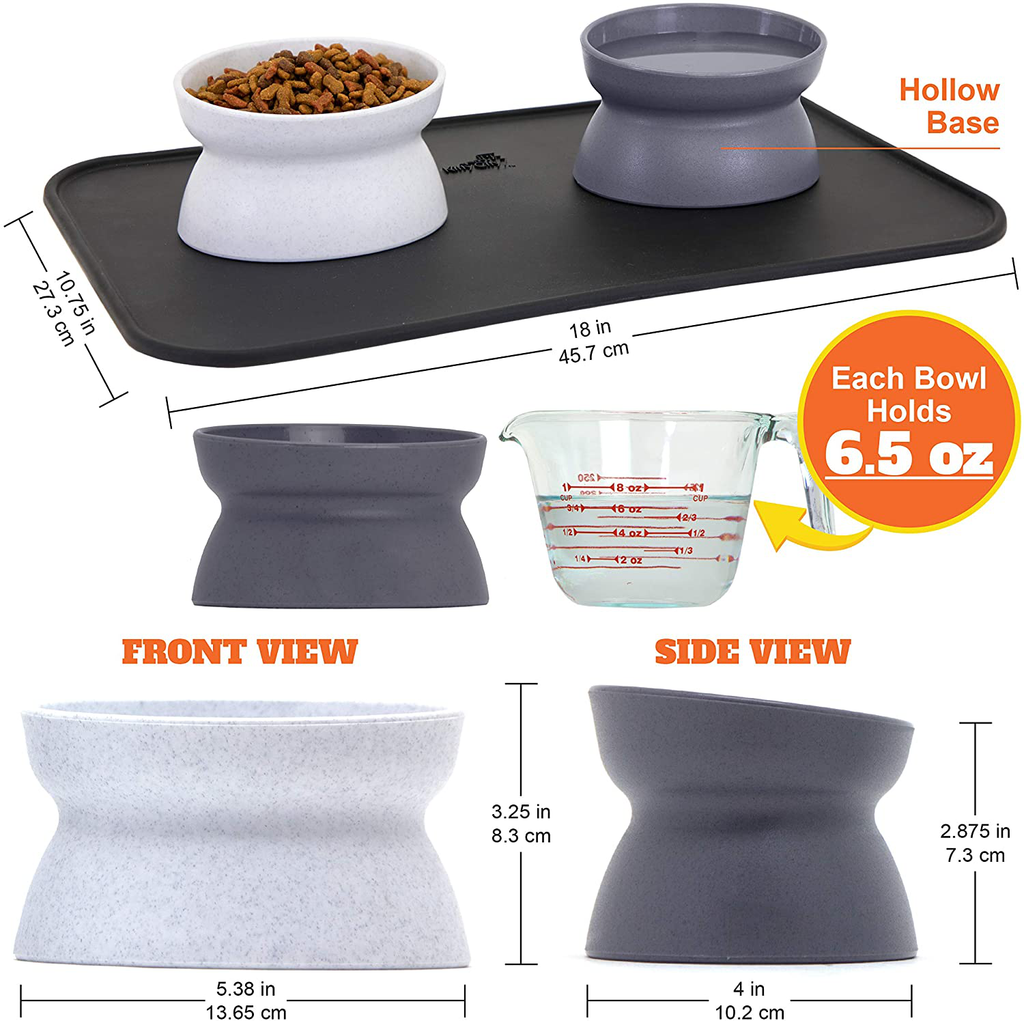 Kitty City Cat Bowl, 6.5 ounce, 2 count