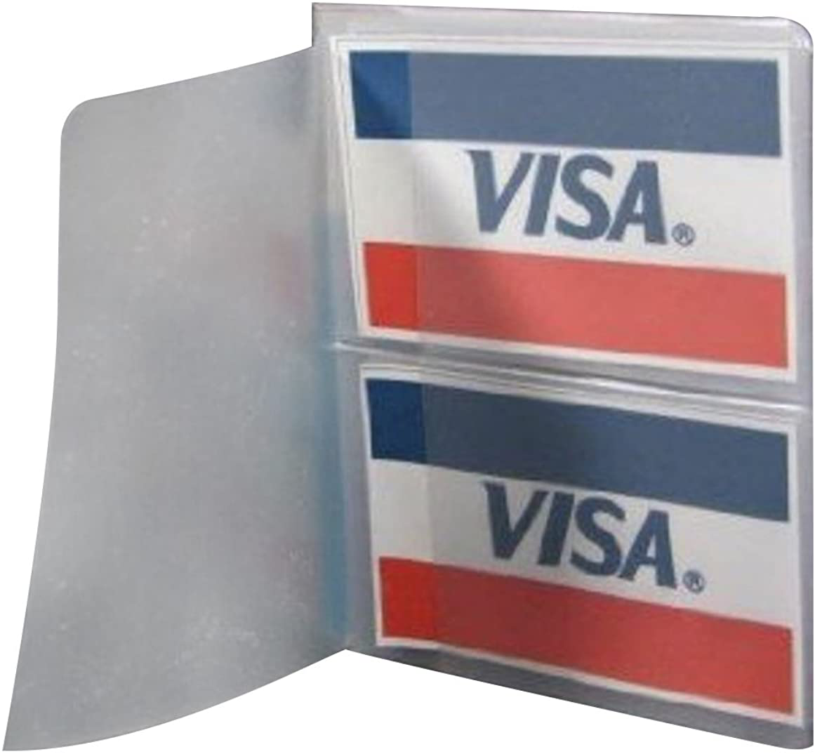 Set Of 2 Heavy Duty Vinyl 6 Pages Hipster Wallet Inserts For Mens Wallets MADE IN USA - Foto 9