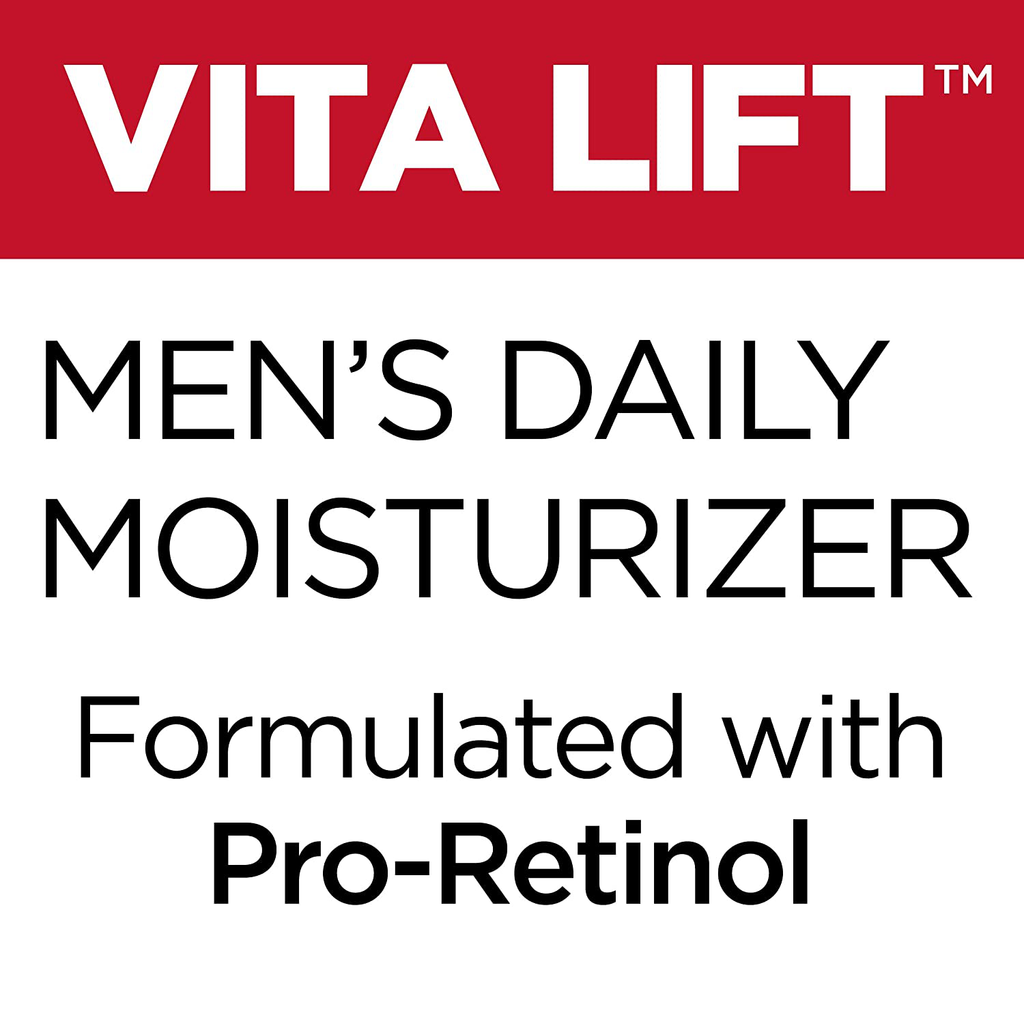 L'Oreal Men Expert Vitalift Anti-Wrinkle & Firming Face Moisturizer with Pro-Retinol, Face Moisturizer for Men, Beard and Skincare for Men, 1.6 Oz