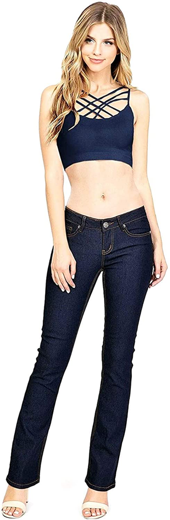 Wax Women's Juniors Body Flattering Mid Rise Skinny Jeans