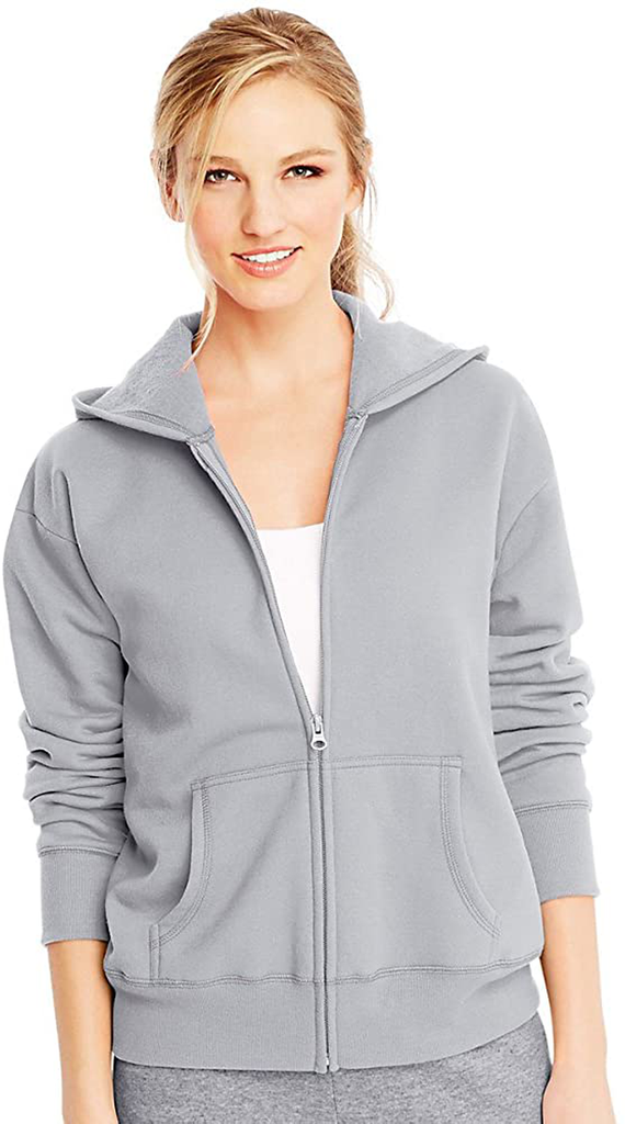 Hanes Women's EcoSmart Full-Zip Hoodie Sweatshirt