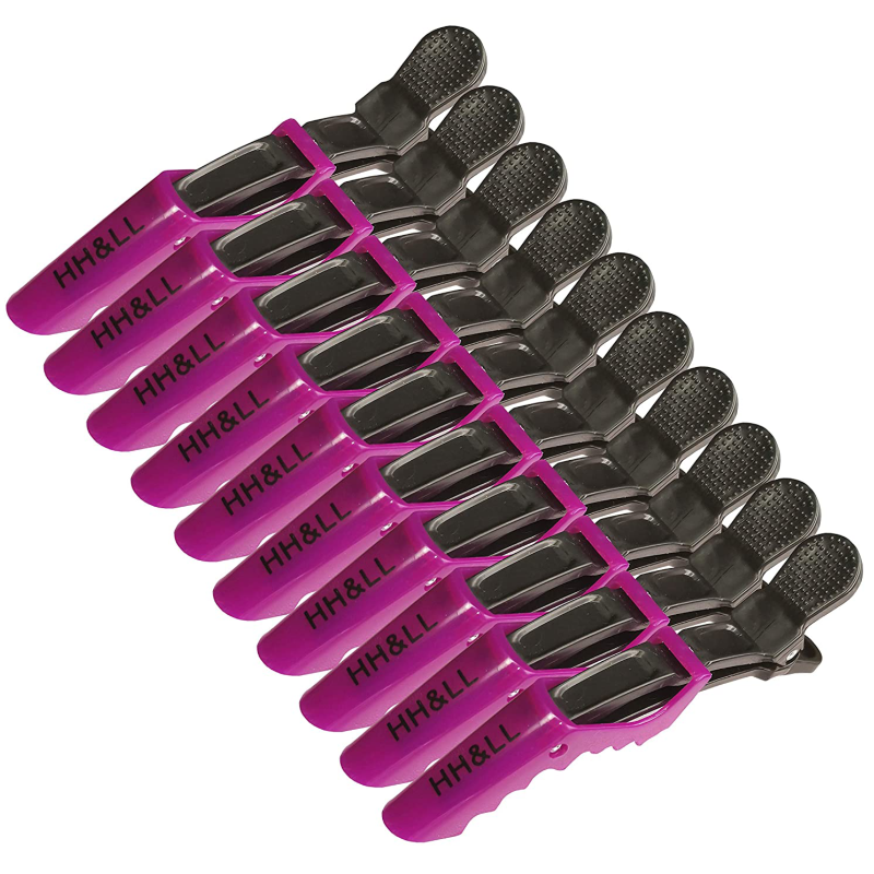 10 Pack Wide Tooth Hair Sectioning Clips 
