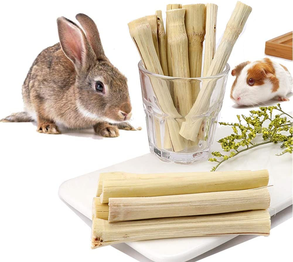 150g Rabbit Chew Toys, Rabbit treats made from natural sweet bamboo, Keep clean teeth and healthy gums, best bunny chew toys for Rabbits, Hamsters, Chinchillas, Guinea Pigs, bunny, Squirrels ect
