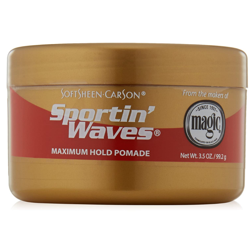Softsheen-Carson Sportin' Waves Maximum Hold Pomade, 3.5 oz