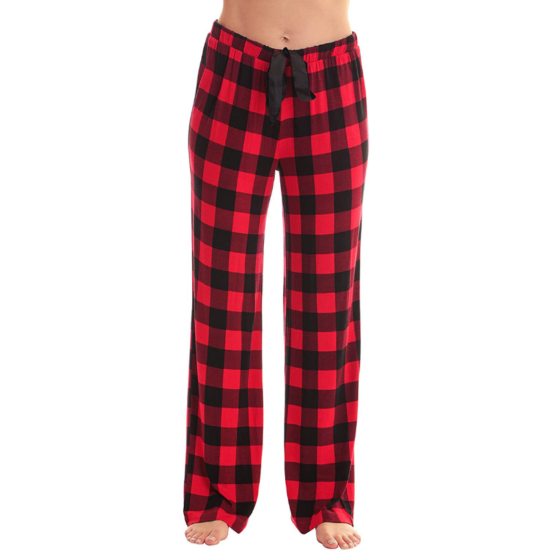 Women's Ultra Soft Solid Stretch Jersey Pajama Pants