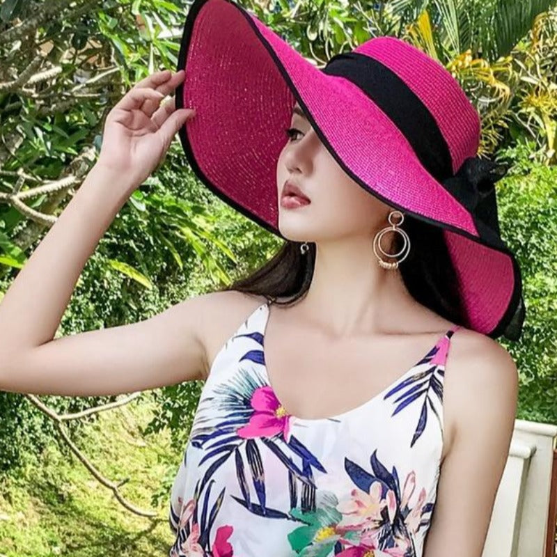 Women's Big Brim Summer Straw Hat
