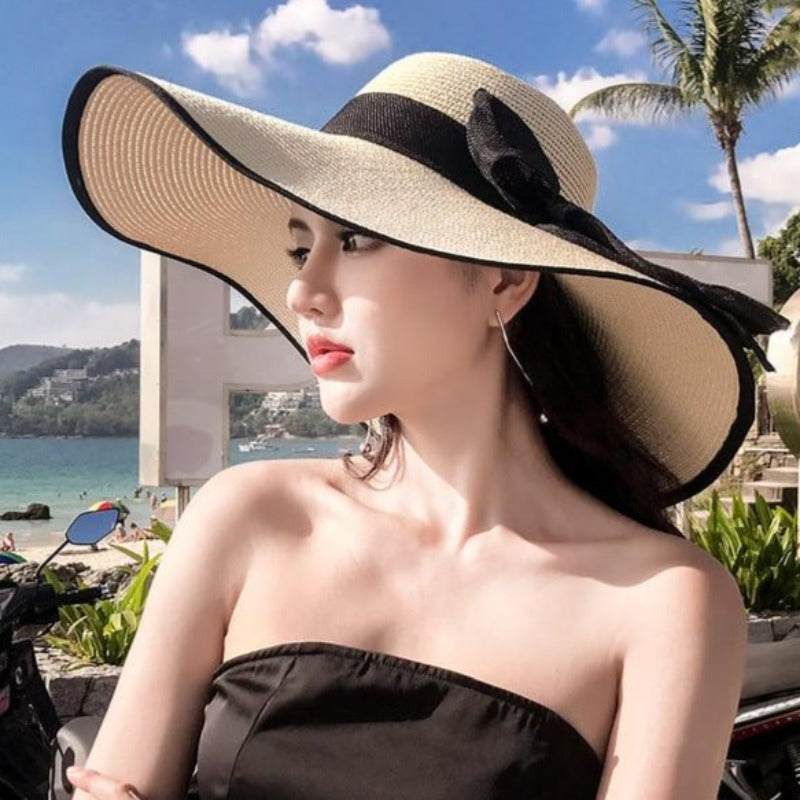 Women's Big Brim Summer Straw Hat