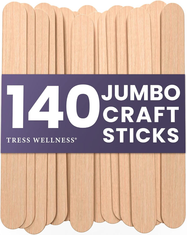 Waxing Sticks for Hair Removal, Splinter-Free Wooden Sticks for Face and Body