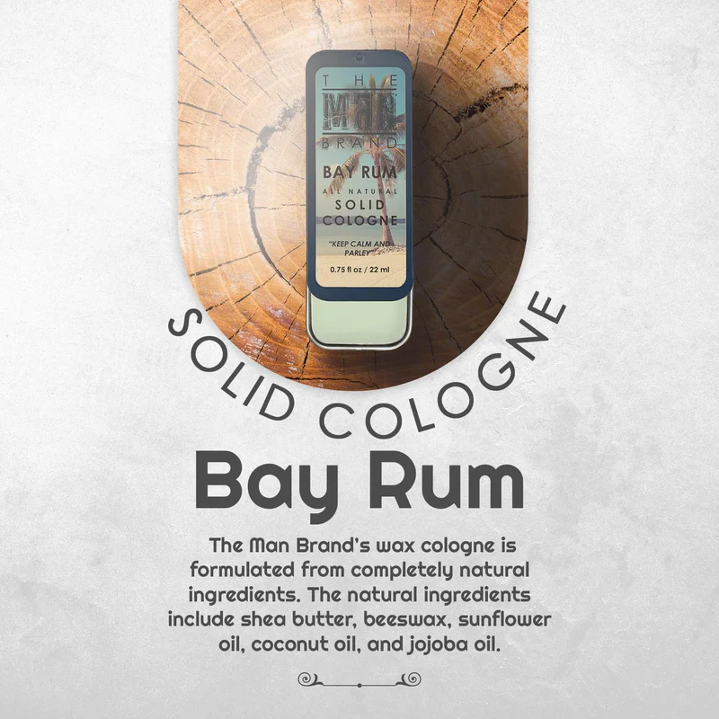  Bay Rum Solid Cologne - Natural Men's Solid Cologne