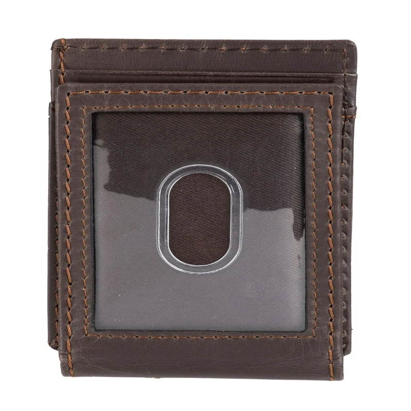 Men's RFID Leather Magnetic Front Pocket Wallet