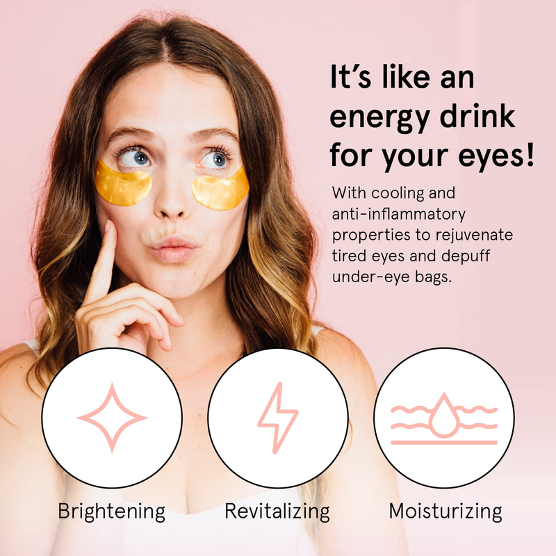 Gel Under Eye Patches - Reduce Dark Circles, Puffy Eyes, Undereye Bags, Wrinkles