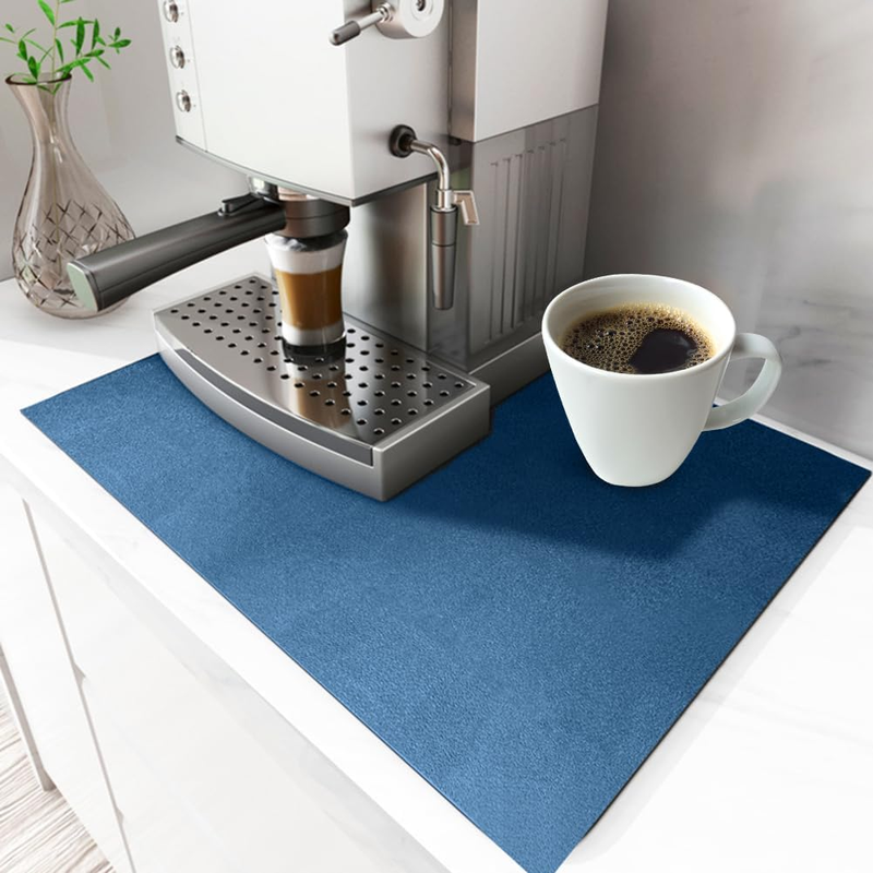 Thin Diatomaceous Earth Bath Mat, Non Slip Quick Dry Super Absorbent Washable Shower Mat Bathroom Floor Mat