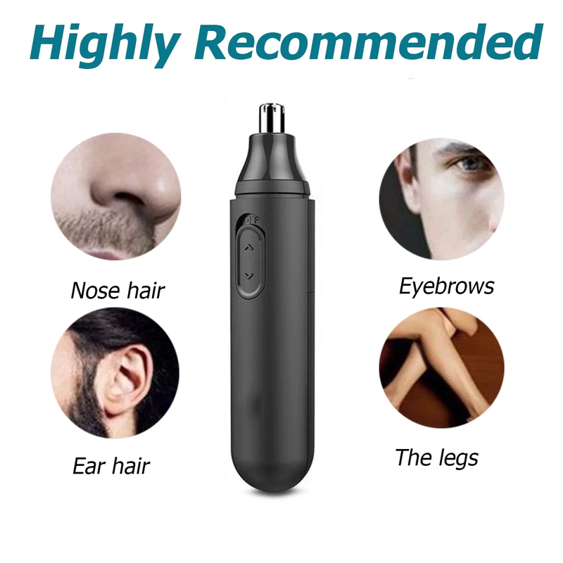 Professional Pain Free Nose Ear Eyebrow Facial Hair Trimmer