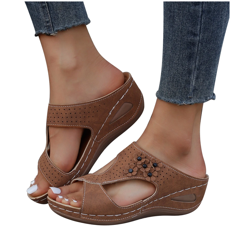 Women's Orthopedic Sandals With Arch Support - Anti-Slip, Breathable, Open Toe Sandals