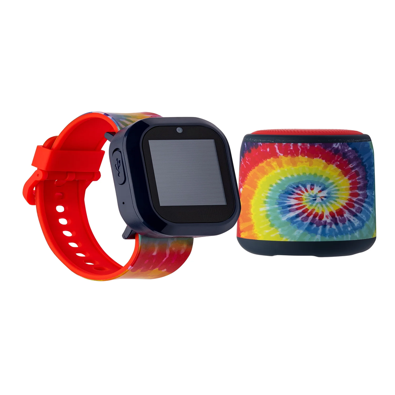 iTech Jr Kids Musical Notes Smartwatch - Silicone Strap and LED Bluetooth Speaker