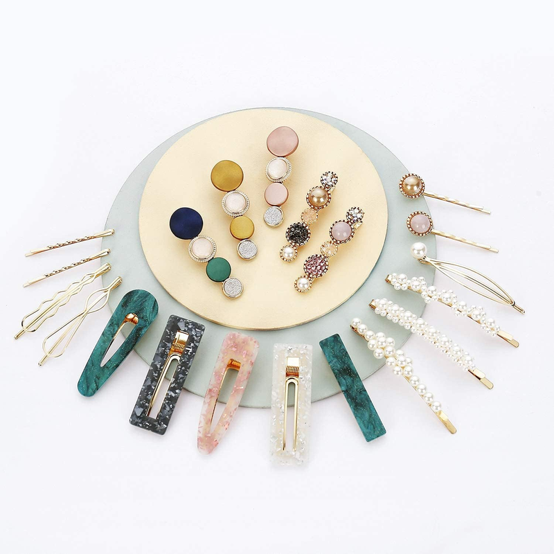  20 Piece Fancy Hairpin Accessories Headwear Styling Tools Kit