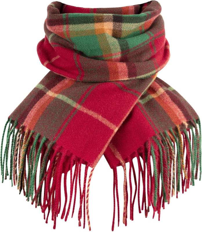  Women's Scarf - Long Plaid Warm Lattice Scarves