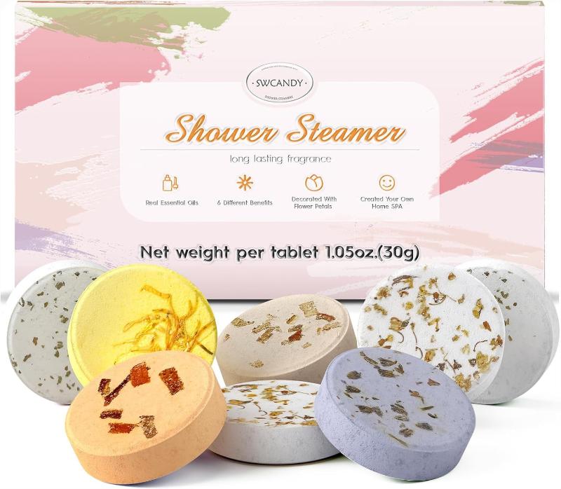 8 Pack Shower Steamers - Aromatherapy with Natural Essential Oils