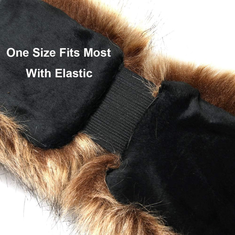 Faux Fur Headband with Stretch Women'S Winter Earwarmer Earmuff