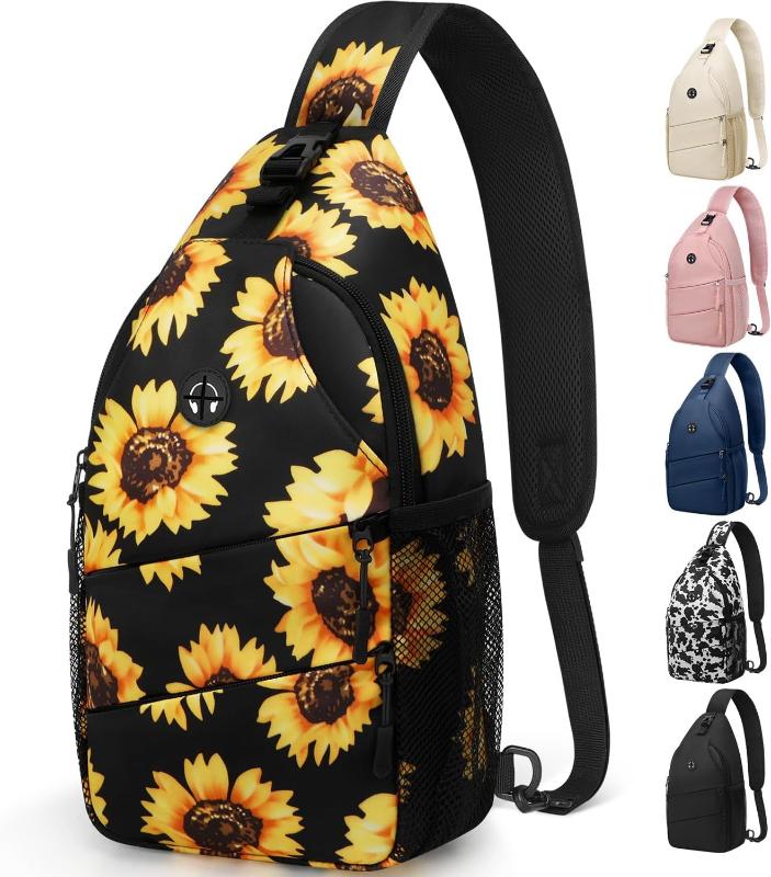 Trendy Sling Bag CrossBody Backpack with Convertible Shoulder Strap