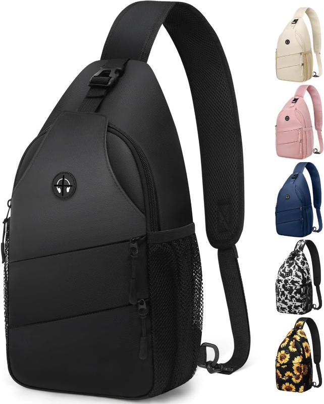 Trendy Sling Bag CrossBody Backpack with Convertible Shoulder Strap