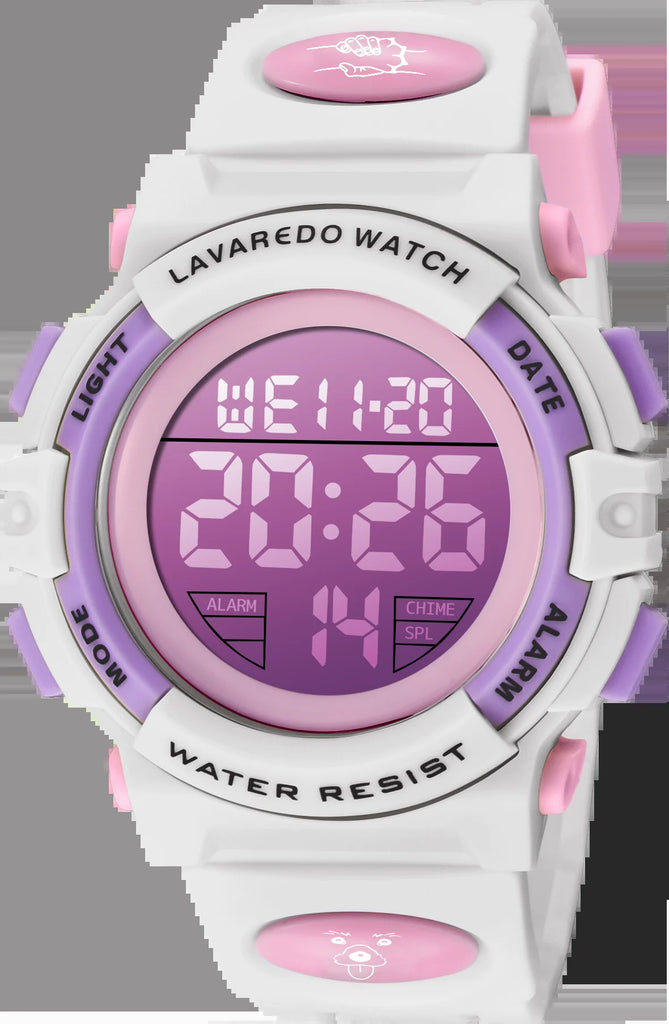 Boy's Digital Sport Outdoor Waterproof LED Wrist Watch with Stopwatch