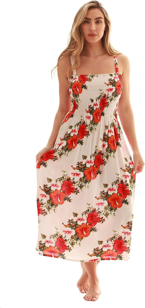 Women's Floral Print Flowing Sundress