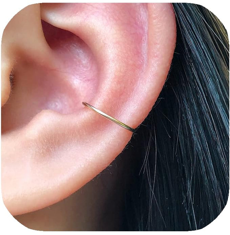 Small Hoop Earrings for Cartilage Nose, Tiny & Thin 