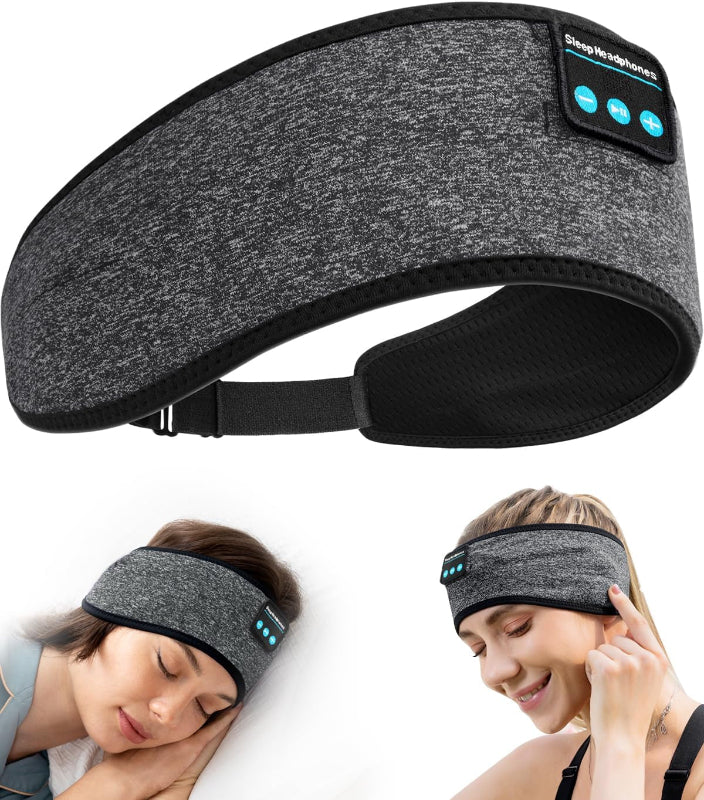 Bluetooth Adjustable Wireless Headband Headphones, Long Time Play