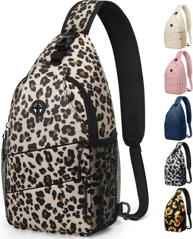 Trendy Sling Bag CrossBody Backpack with Convertible Shoulder Strap