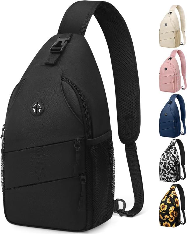 Trendy Sling Bag CrossBody Backpack with Convertible Shoulder Strap