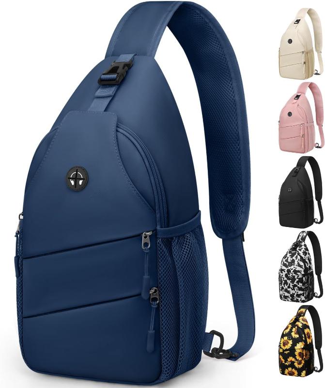 Trendy Sling Bag CrossBody Backpack with Convertible Shoulder Strap