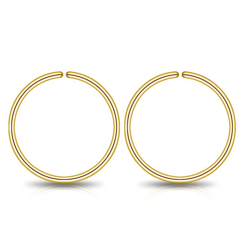 Small Hoop Earrings for Cartilage Nose, Tiny & Thin 