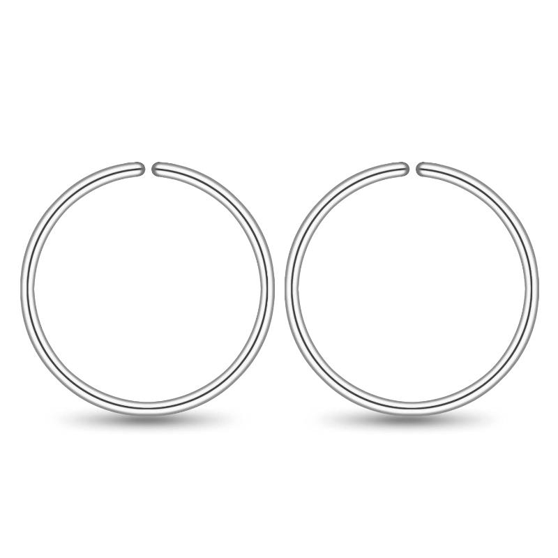 Small Hoop Earrings for Cartilage Nose, Tiny & Thin 