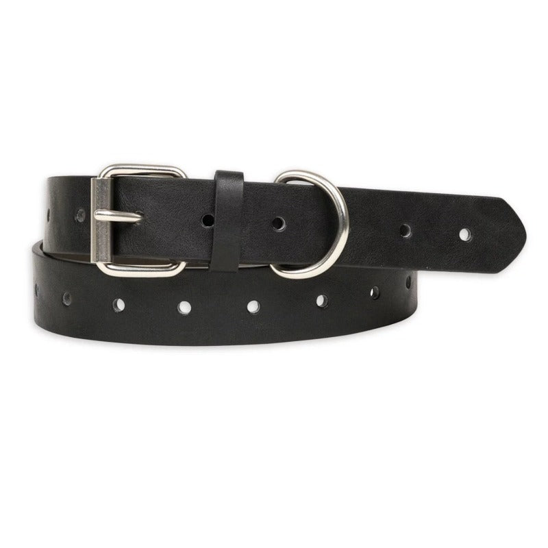 Women's Roller Buckle Faux Leather Belt