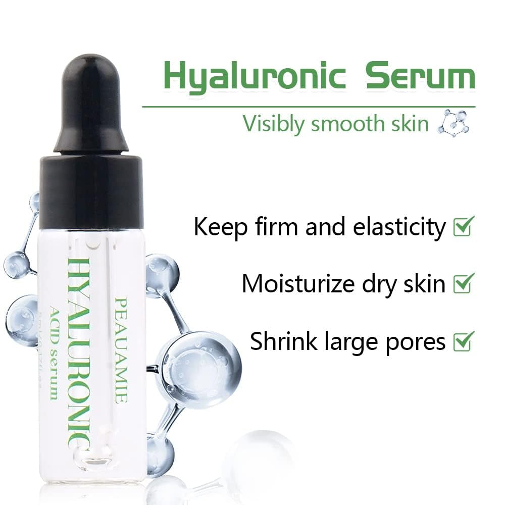  Face Serum Set Vitamin C Serum,Hyaluronic Acid Serum,Retinol Serum for Dark Spots, Fine Lines and Wrinkles(5ml/3 pack)