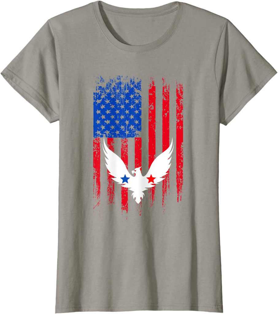 Eagle American Flag Independence United States America T-Shirt
