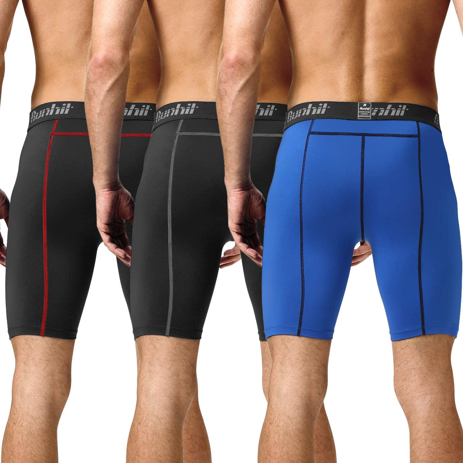 Runhit Compression Shorts for Men,Mens Underwear Spandex Shorts Workou –  MODAndME