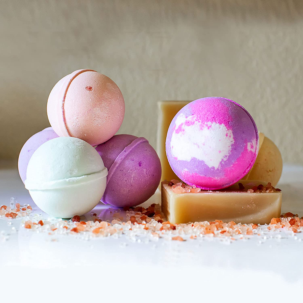 Mermaid Bath Bomb with Surprise Necklace for Girls - Create a Fun Bath Time Spa Experience with Our Organic Kids Bath Bombs. Unique Holiday or Birthday Gift for Your 4, 5, 6, 7, or 8 Year Old Kid
