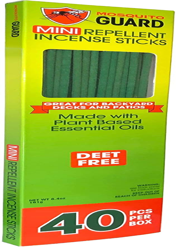 40Pcs Mosquito Repellent Sticks – Mosquito Incense Sticks – No Deet Plant-Based Mosquito Repellent