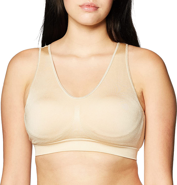 Fruit of the Loom Seamless Pullover Bra with Built-in Cups Bra
