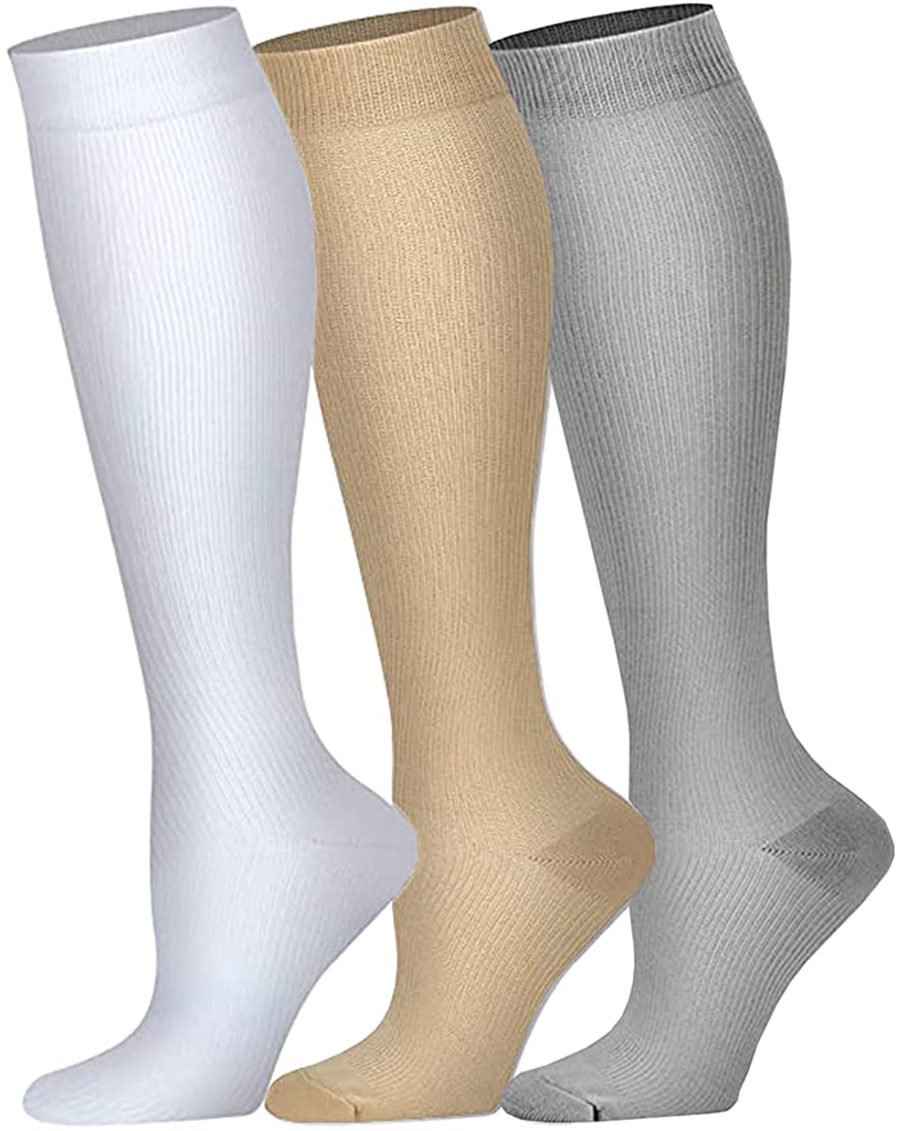 3 Pairs Compression Socks For Women & Men