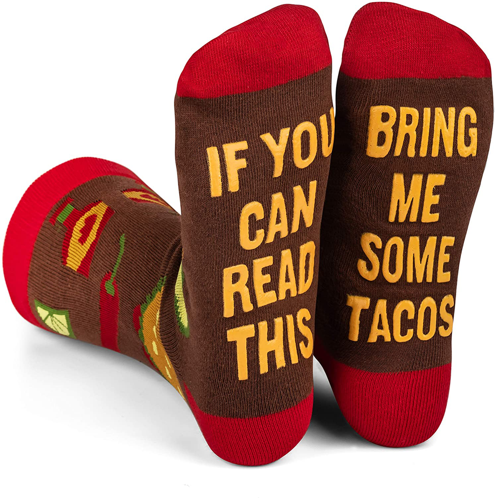 If You Can Read This, Bring Me Some - Funny Food Socks 