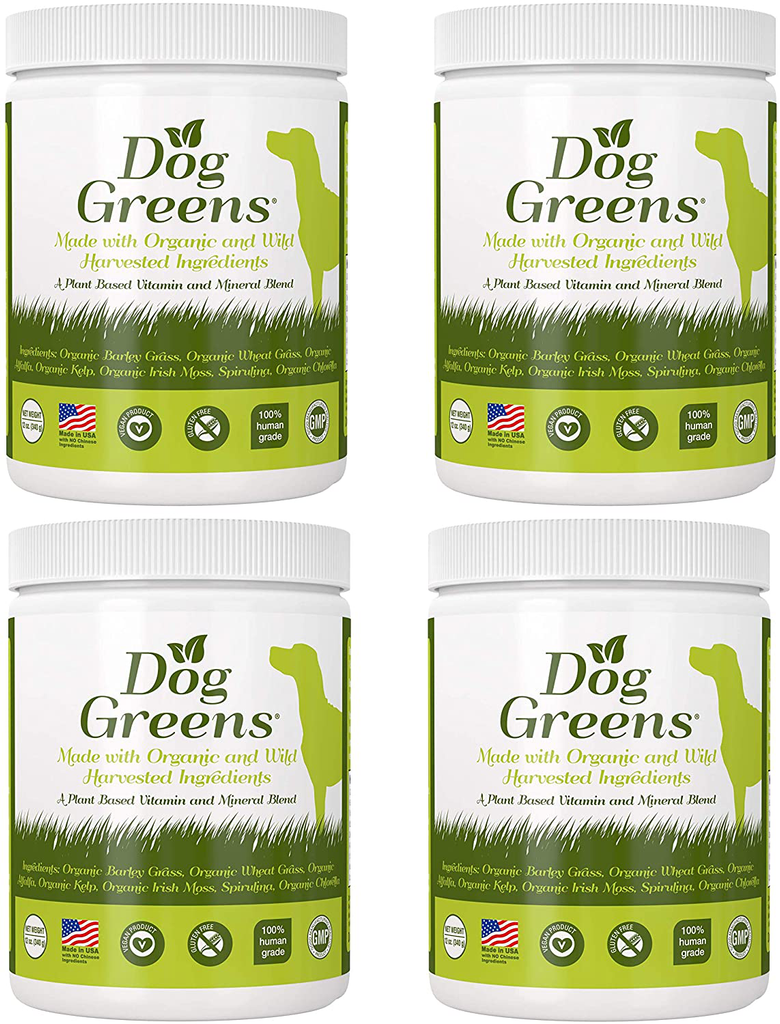 Dog Greens- Organic and Wild Harvested Vitamin and Mineral Supplement for Dogs - Add to Home Made Dog Food, RAW Food or Kibble