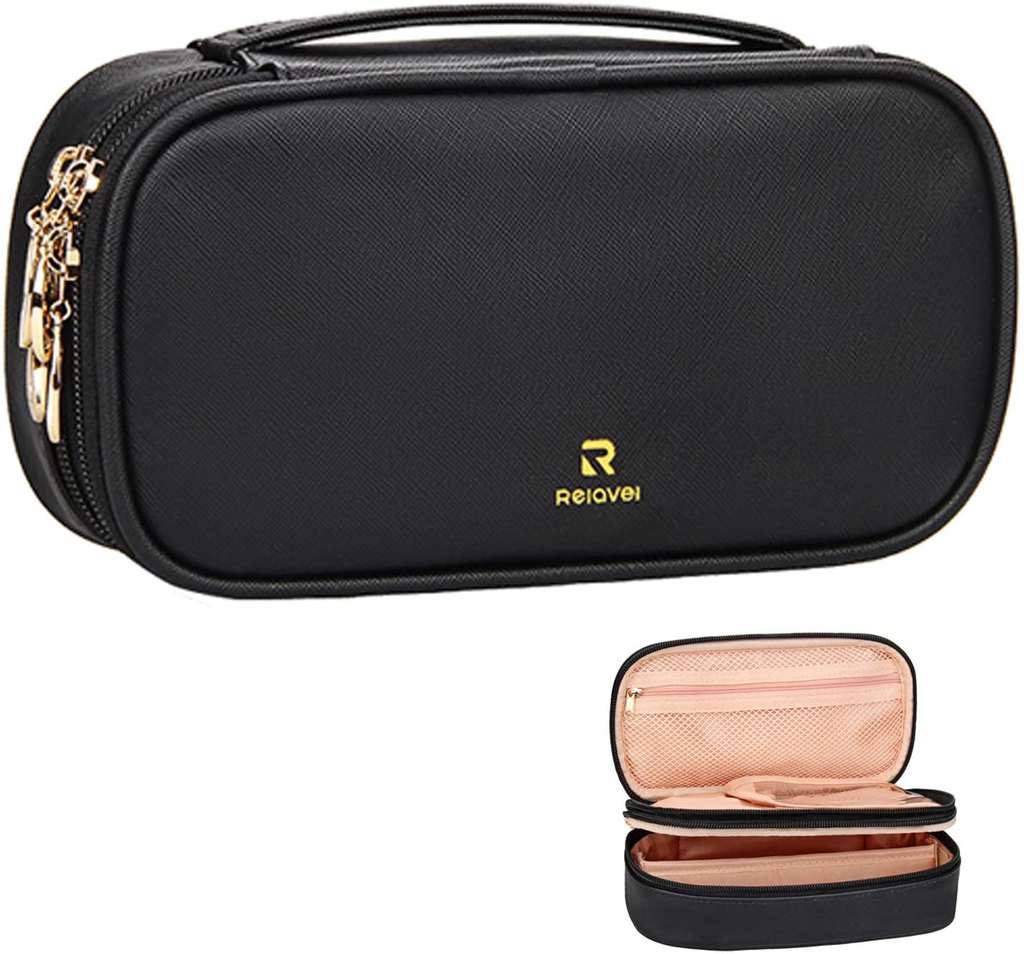 MONSTINA Makeup Bag for Women,Pouch Bag,Makeup Brush Bags Travel Kit Organizer Cosmetic Bag