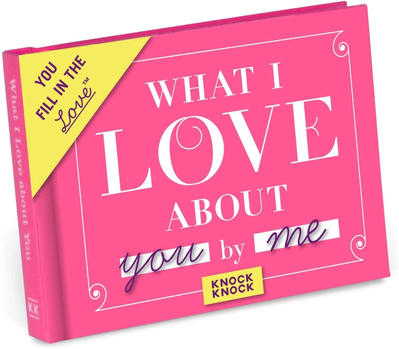 What I Love About ... Fill-In-The-Blank Gift Journal, 4.5 X 3.25-Inches